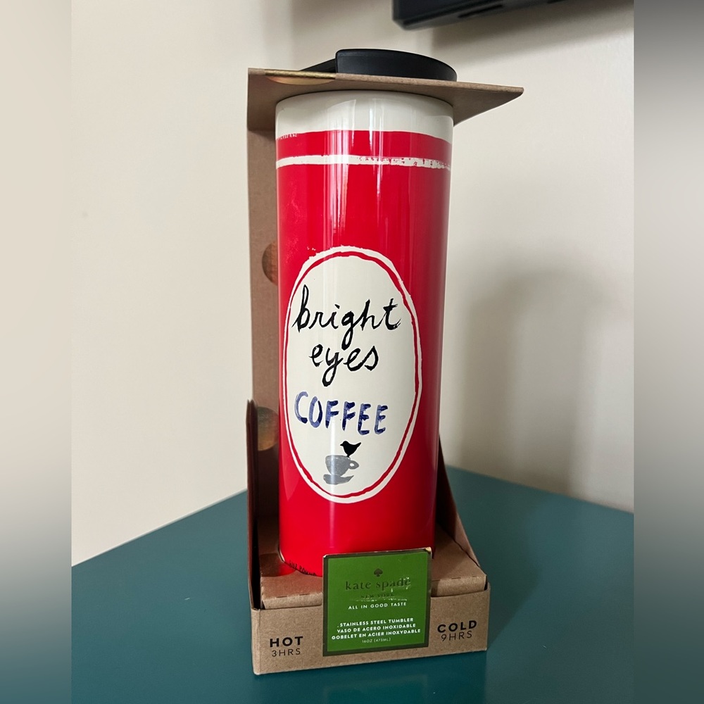 NEW Kate Spade Stainless Steel Tumbler
